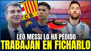  MESSI PIDE A UN JUGADOR PARA EL FC BARCELONA Y DECO YA TRABAJA EN SU FICHAJE