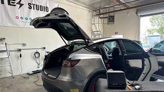 Tesla Model Y / 3 Tesstudio R86 Android Rear Entertainment Screen - Rear Screen Advanced Upgrade