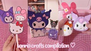 sanrio crafts compilation | pt2 | ASMR | sanriolve