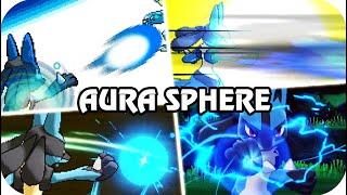 Evolution of Pokémon Moves - AURA SPHERE (2006 - 2019)