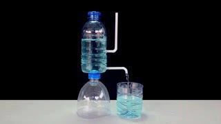 DIY Water Dispenser From Plastic bottle science project | เครื่องกดน้ำจากขวด | ประดิษฐ์ของเหลือใช้