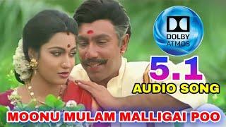 Moonu Mulam Malligai Poo song high quality Audio song | Dolby Atmos 5.1 | siva audios