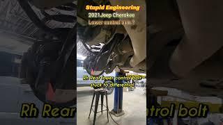 Jeep Cherokee 2021  Lower Control Arm  Replacement.  #CherokeeLowerArm, #CherokeeSuspension,