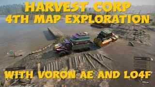 SnowRunner Harvest Corp 4th Map Exploration With Voron AE And Lo4f