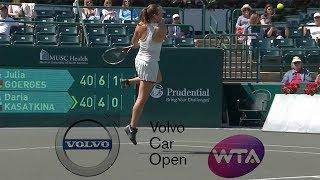 Kasatkina in the air /Görges vs Kasatkina / Charleston 2018 / Quarter-final