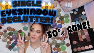  HUGE End of the Year Eyeshadow Singles Declutter  30%+ Gone!