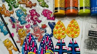 Cutie Bear Stickers DIY Earring Tutorial Part 1