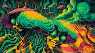 [4K] 2.5hr Hypnotic Trippy Visuals for Shroom Trips | Picnic at the Edge of Infinity