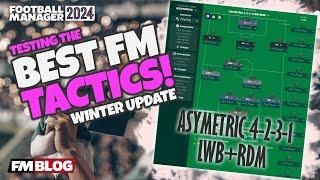 ASYMETRIC 4-2-3-1 LWB+RDM | Testing the Best FM24 Tactics | Football Manager 2024