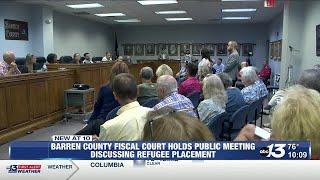 Barren County Fiscal Court holds public meeting discussing refugee placement