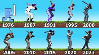 BASEBALL VIDEO GAMES EVOLUTION [1976 - 2023]