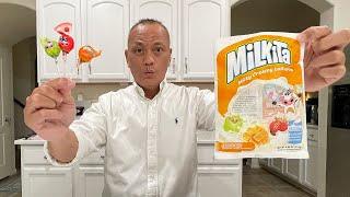  ASMR MILKITA MILKY CREAMY LOLLIPOPS CANDY (3 FLAVORS) AND EATING SOUNDS  FULL VIDEO #asmr