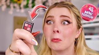 Ich schminke mich mit meinem KLEINSTEN Makeup! 