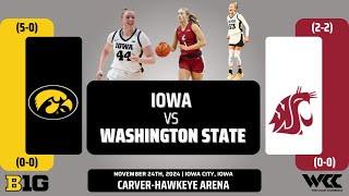 Iowa vs Washington State | NCAA Women's Basketball | 11.24.24