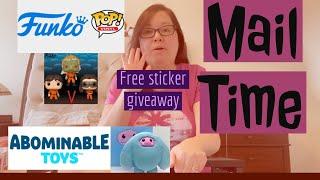 Free BKPHIPPS4 sticker. Unboxing Funko Pop V TV Show and an Abominable Toys Cotton Candy Chomp.