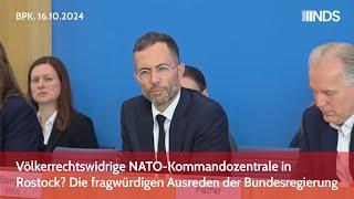 Völkerrechtswidrige NATO-Kommandozentrale in Rostock? Die fragwürdigen Ausreden der Bundesregierung