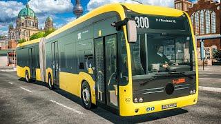 THE BUS #5: Im eCitaro-Gelenkbus auf Linie 300 quer durch Berlin! | BUS SIMULATOR 2023