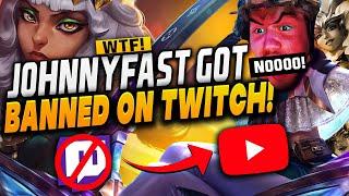 JohnnyFast BANNED on TWITCH!