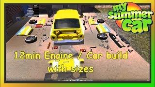 My Summer Car - 12min Tutorial engine/car build + save game