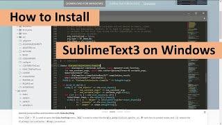 How to install Sublime Text 3 (64-bit) on Windows 10