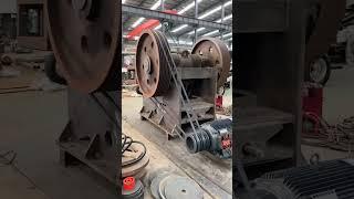 500x750 jaw crusher test results, two belts fly a machine of more than ten tons