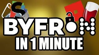 Roblox Byfron In 1 Minute (EXPLAINED!)