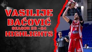 Vasilije Baćović #11 || KK SC Derby || Season 23 - 24 || Highlights