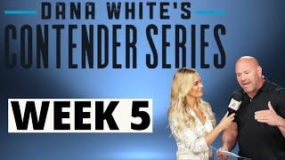 Dana White's Contender Series: Season 8, Week 5 Betting Breakdown