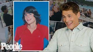 Rob Lowe Reacts to Photos from Childhood, 'Parks and Recreation,' 'The Outsiders' & More | PEOPLE