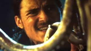 Pirates of the Caribbean 2 - Will Steels The Key From Davy Jones - Will And His Father Say Goodbye