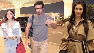 Bollywood Celebrities Snapped For Media Outside Mumbai Airport | Ranbir | Alia | Warina