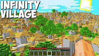 This is very rarest INFINITY VILLAGE in Minecraft Village !!! Cursed Secret Village !!!