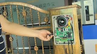 how to add remote control to swing gate control board EG-22A