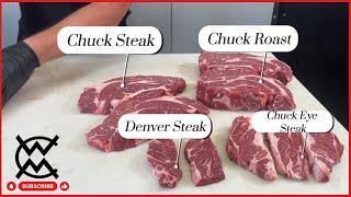 Learn to be a Butcher featuring the Boneless Chuck Roll | Four different cuts with ZERO waste!!