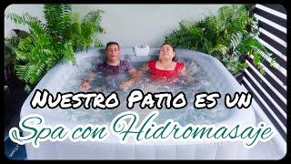 PUSIMOS UN JACUZZI/SPA EN EL PATIO  PARA RELAJARSE SIN COMPLICACIONES  #relxtime