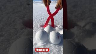 The snowballs are perfect, how do you like these snowballs?!?️#shorts #snowcreate
