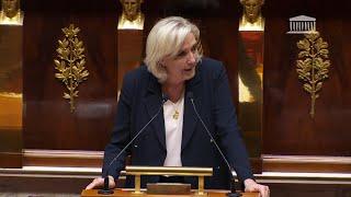 Projet de loi de finances pour 2025 (budget) : l'intervention de Marine Le Pen