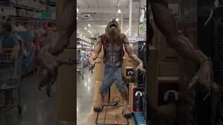 Costco’s 7 foot animated werewolf with lights & sound. #costco #halloween #werewolf #scary #october