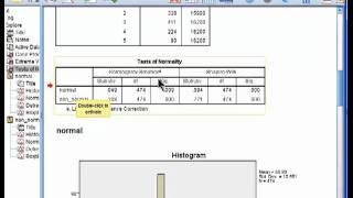 Testing Distributions for Normality - SPSS (part 1)