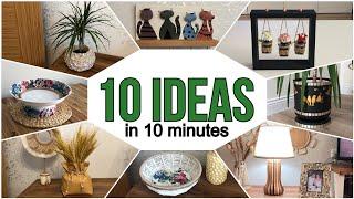 10 Ideas in 10 Minutes! Recycle! Do it yourself!