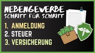 NEBENBEI SELBSTSTÄNDIG - Die ultimative Anleitung zum Gründen im Nebengewerbe