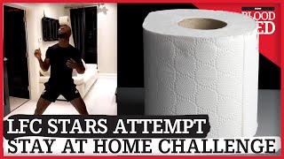 Liverpool Stars Attempt 'Stay at Home Challenge' | Naby Keita, Steven Gerrard