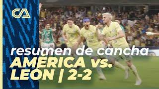 Resumen a nivel de cancha América 2-2 León J13 CL23