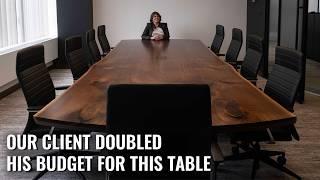 Our Client Doubled His Budget For This Table