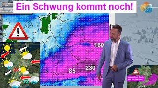 Ein Schwung (100-250 l/m²) kommt noch, dann Regen-Ende & mehr Sonne! Wettervorhersage 15.-22.09.2024