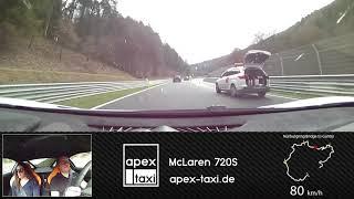 Apex Taxi McLaren 720S on Nordschleife