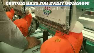 Custom Hat Embroidery at Blue River Digital