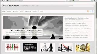 Free chess website: chesscreator.com part 1