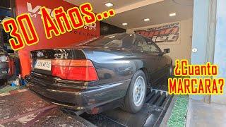  ¿Que POTENCIA tiene luego de 30 AÑOS?  | BMW 850i E31 MT6 M70B50 | Juanlmatus.com