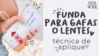 Funda para Lentes / Gafas con Motivos Marineros *Técnica de Appliqué* (PATRÓN GRATIS)